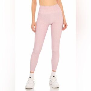 Varley Luna Legging in Blush Croc